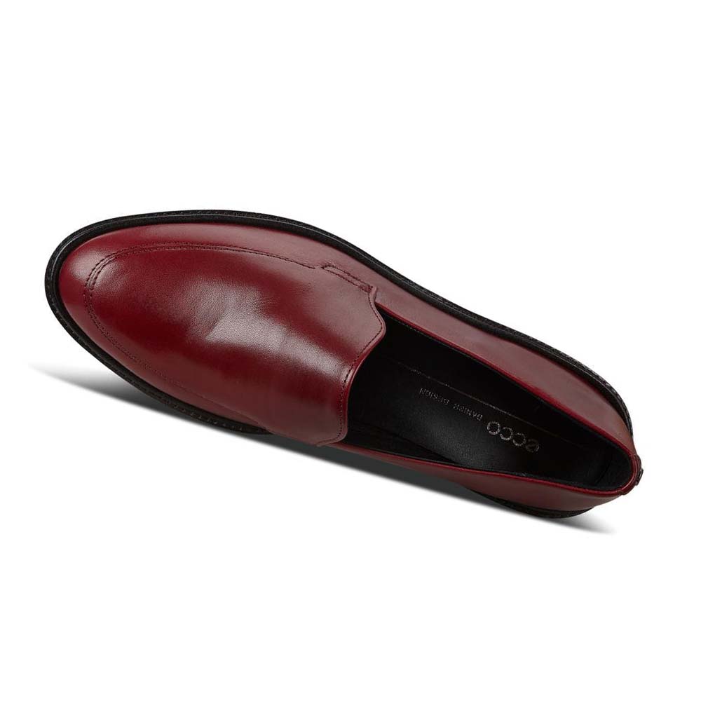 Women's Ecco Incise Tailored Dress Shoes Burgundy | Canada 101HAP